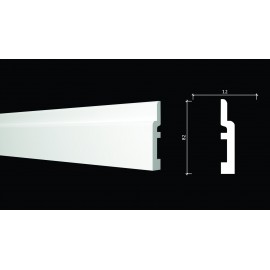 DECOR-DIZAYN  DD703 плинтус напольный дюрополимер 80х12х2000мм DECOR-DIZAYN  DD703 плинтус напольный дюрополимер 80х12х2000мм